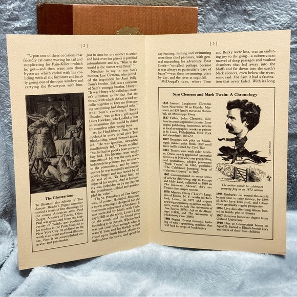 The Adventures of Tom Sawyer Mark Twain 1985 Reader’s Digest Edition Book - Picture 14 of 14